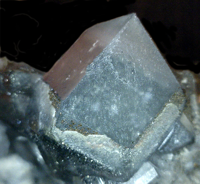 Calcite with Pyrite and Marcasite, Conco Mine, North Aurora, Kane Co., Illinois