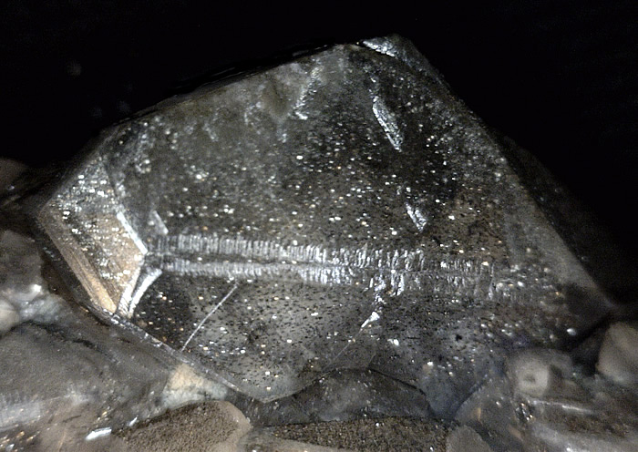 Calcite with Pyrite and Marcasite, Conco Mine, North Aurora, Kane Co., Illinois