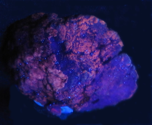 Back of Datolite nodule in SWUV, Keweenaw peninsula, Michigan