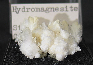 Hydromagnesite, Stanislaus County, California