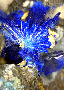 Linarite, Beaver Claim, Kaslo, Central Kootenay Regional District, Kootenays, British Columbia, Canada