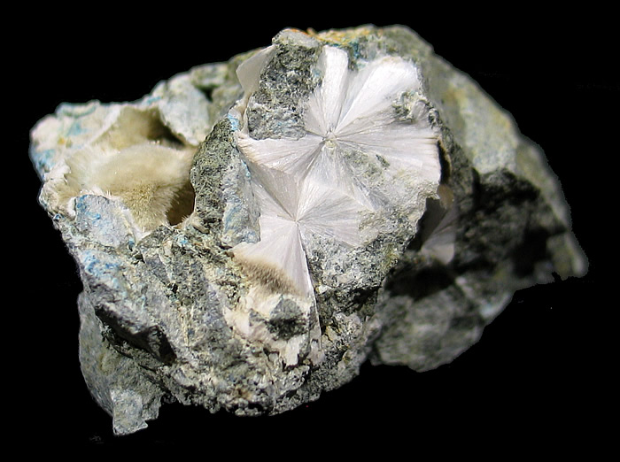 Scolecite & Aerinite, Estopiñán del Castillo, Huesca, Aragón, Spain