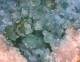 Turquoise Crystals, Vielsalm, Stavelot Massif, Luxembourg Province, Belgium