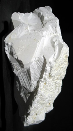 Tincalconite (TL) pseudomorph of Borax, Baker mine/U.S. Borax Mine, Kramer Borate deposit, Boron, Kramer District, Kern Co., California