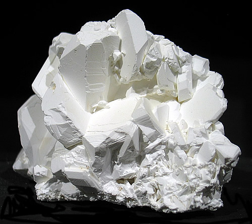 Tincalconite (TL) pseudomorph of Borax, Baker mine/U.S. Borax Mine, Kramer Borate deposit, Boron, Kramer District, Kern Co., California