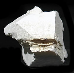 Tincalconite (TL) pseudomorph of Borax, Baker mine/U.S. Borax Mine, Kramer Borate deposit, Boron, Kramer District, Kern Co., California