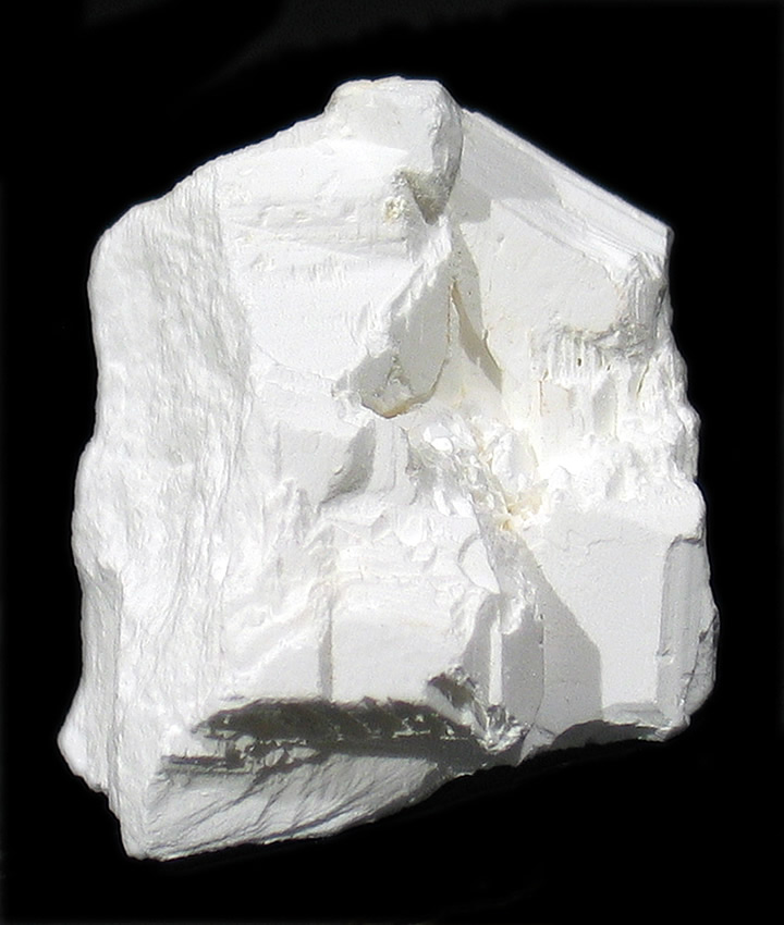 Tincalconite (TL) pseudomorph of Borax, Baker mine/U.S. Borax Mine, Kramer Borate deposit, Boron, Kramer District, Kern Co., California collected by Seibel & Minette