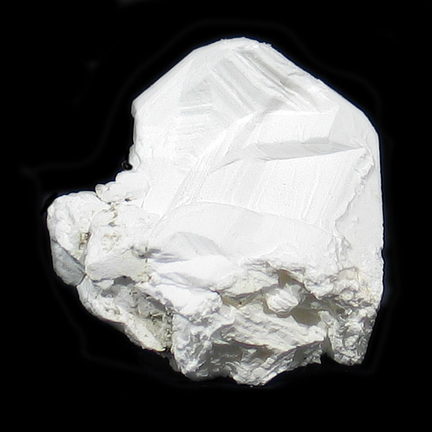 Tincalconite (TL) pseudomorph of Borax, Baker mine/U.S. Borax Mine, Kramer Borate deposit, Boron, Kramer District, Kern Co., California collected by Seibel & Minette