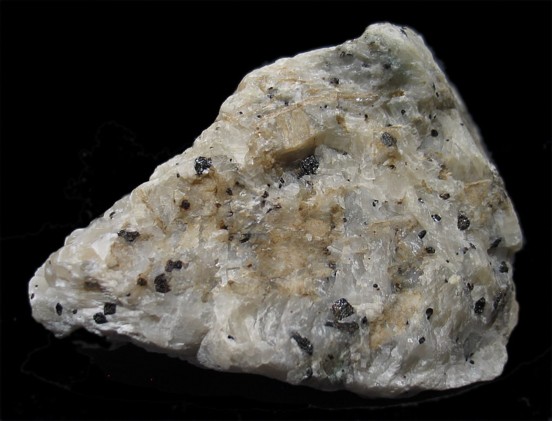 Wollastonite with Barite on Calcite, Franklin, Franklin Mining District, Sussex Co., New Jersey