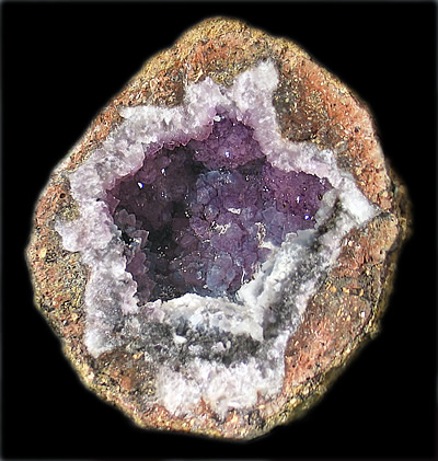 Amethyst Geode, Ojo Caliente, Mun. de Ojo Caliente, Zacatecas, Mexico