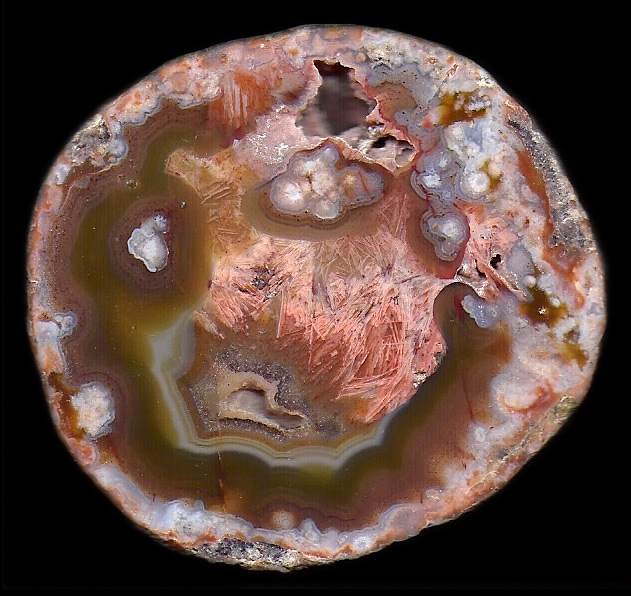 Agate, Medonas dune field, Chihuahua Province, Mexico