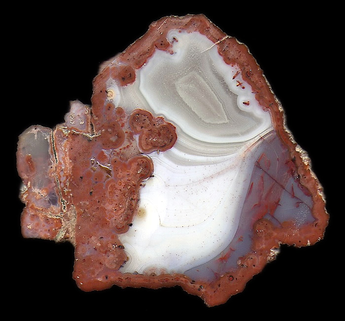 Agate, near Taddert, High Atlas Mts, Khénifra Province, Meknès-Tafilalet Region, Morocco