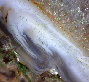 Thunderegg with Agate and Quartz in Rhyolite, Mexico