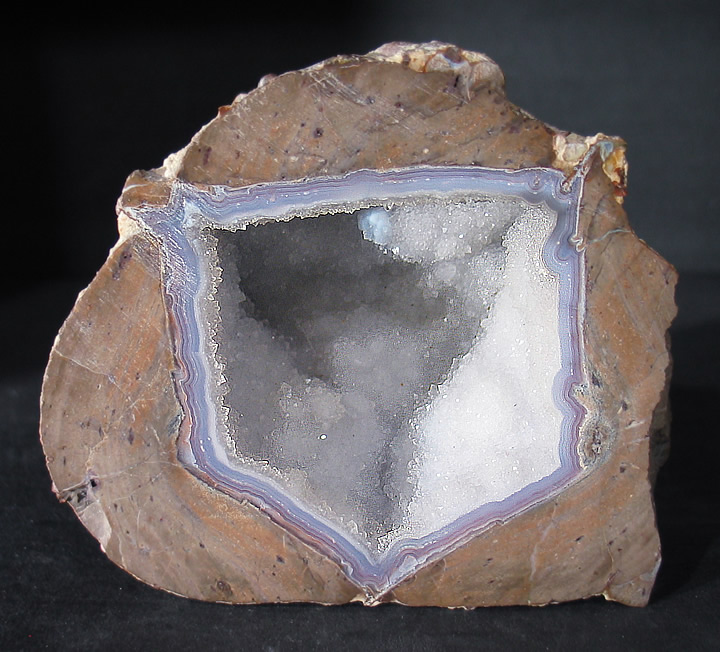 Thunderegg (Agate and Quartz in Rhyolite), Richardson Ranch, Madras, Jefferson Co., Oregon 