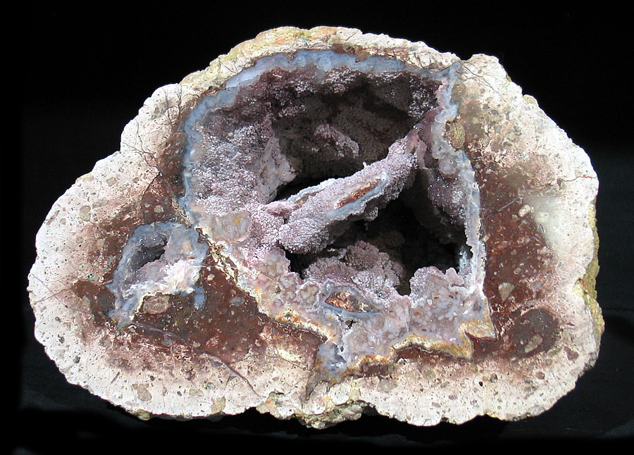 Thunderegg (Agate and Quartz in Rhyolite), Richardson Ranch, Madras, Jefferson Co., Oregon 