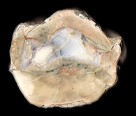 Thunderegg-Agate, Mont Lyall, Sainte-Anne-des-Monts, Gaspésie-Îles-de-la-Madeleine, Québec, Canada