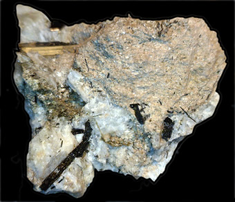 Bastnäsite, Nenadkevichite and Aegerine, Poudrette Quarry, Mont Saint-Hilaire, Rouville RCM, Montérégie, Québec, Canada