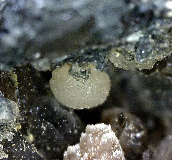 Caysichite-(Y) (TL), Evans-Lou Mine, Lac Saint-Pierre, Val-des-Monts, Les Collines-de-l'Outaouais RCM, Outaouais, Québec, Canada