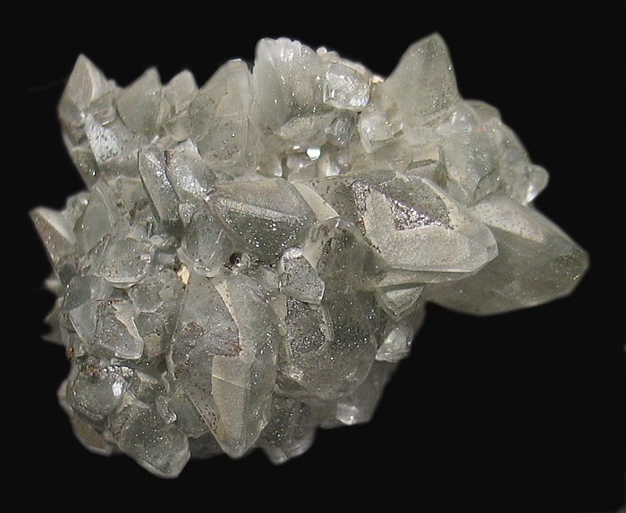 Calcite with Pyrite and Marcasite, Conco Mine, North Aurora, Kane Co., Illinois