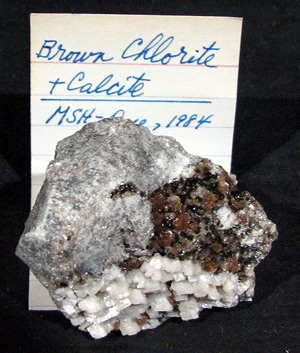 Chlorite, Mont Saint-Hilaire, QuÃ©bec, Canada ex Ron Waddell