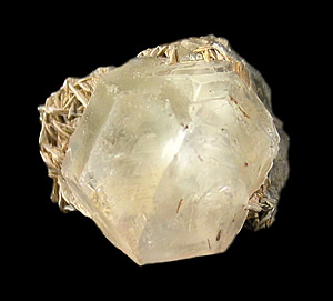 Fluorite on Muscovite, Stak Nala, Haramosh Mts., Skardu District, Baltistan, Northern Areas, Pakistan