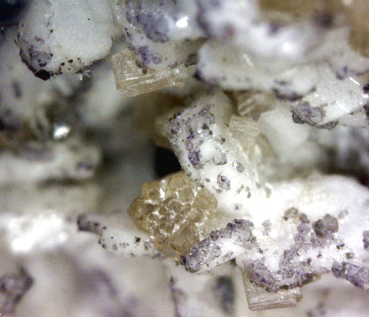 Gaidonnayite (TL) and Nenadkevichite, Mont Saint-Hilaire, Québec, Canada ex Ron Waddell