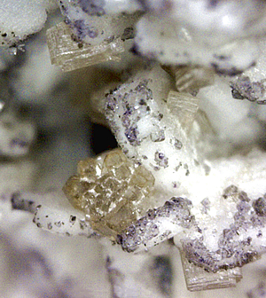 Gaidonnayite (TL) and Nenadkevichite, Mont Saint-Hilaire, Québec, Canada ex Ron Waddell