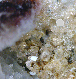 Griceite (TL) and Villiaumite, Mont Saint-Hilaire, Québec, Canada ex Ron Waddell