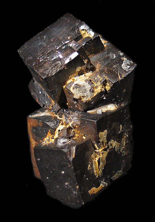 Goethite ps Pyrite, Pelican Point, Utah Lake, Utah County, Utah, USA