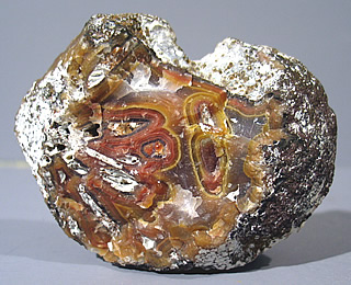 Agate Nodule, Rancho Coyamito, Sierra del Gallego, Mun. de Ahumada, Chihuahua, Mexico