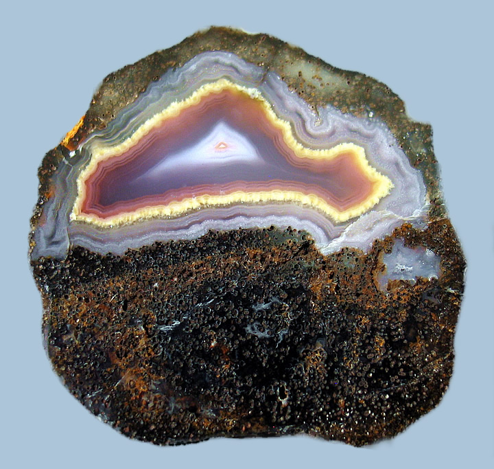 Agate Nodule, Rancho Coyamito, Sierra del Gallego, Mun. de Ahumada, Chihuahua, Mexico