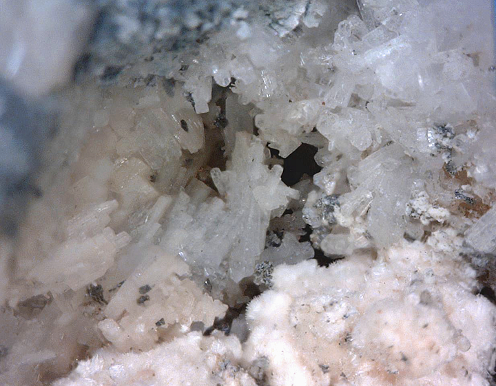 Hochelagaite, Ancylite, Mont Saint-Hilaire, Québec, Canada ex Ron Waddell