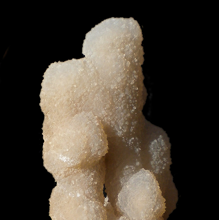 Quartz over Chalcedony, Nasik, Poonah, Maharashtra, India