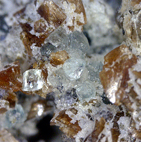 Rhodochrosite and Fluorite, Mont Saint-Hilaire, QuÃ©bec, Canada ex Ron Waddell