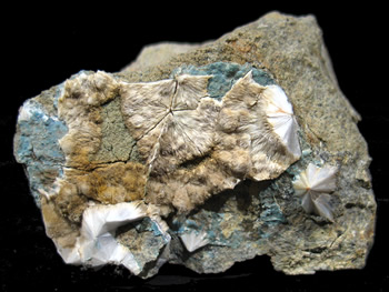 Scolecite & Aerinite, Estopiñán del Castillo, Huesca, Aragón, Spain