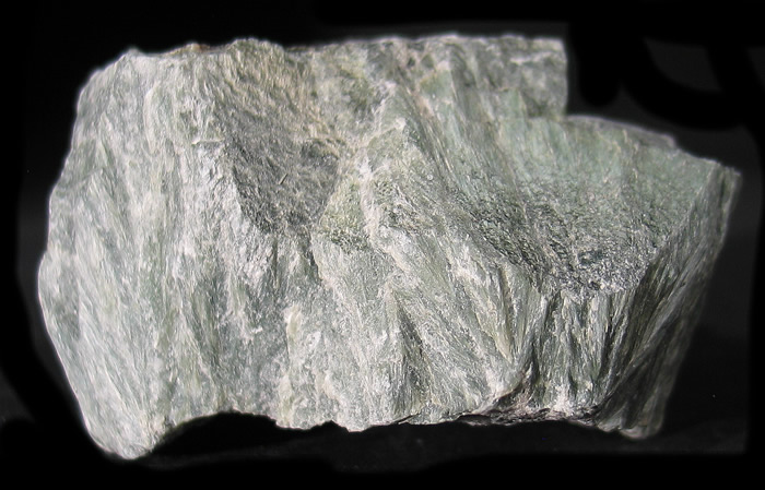 Talc ps Antigorite fans, Luzenac Mine, St-Pierre de Broughton, Beauce Co., Quebec, Canada