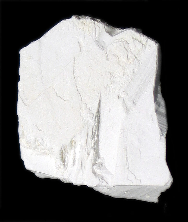 Tincalconite (TL) pseudomorph of Borax, Baker mine/U.S. Borax Mine, Kramer Borate deposit, Boron, Kramer District, Kern Co., California collected by Seibel & Minette