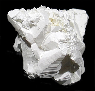 Tincalconite (TL) pseudomorph of Borax, Baker mine/U.S. Borax Mine, Kramer Borate deposit, Boron, Kramer District, Kern Co., California