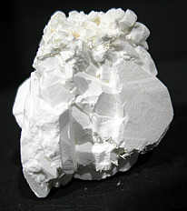 Tincalconite (TL) pseudomorph of Borax, Baker mine/U.S. Borax Mine, Kramer Borate deposit, Boron, Kramer District, Kern Co., California