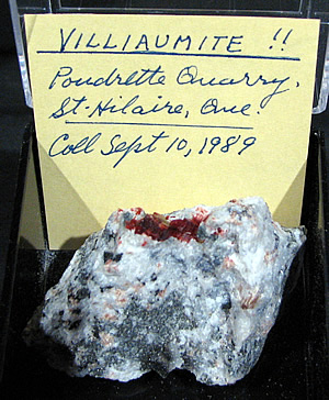 Villiaumite, Mont Saint-Hilaire, Québec, Canada ex Ron Waddell