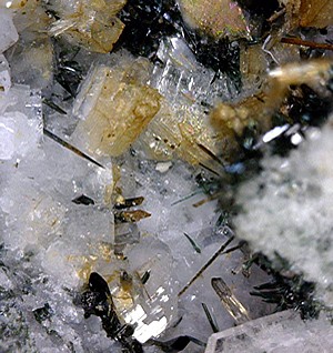 Vinogradovite and Yofortierite, Mont Saint-Hilaire, Québec, Canada ex Ron Waddell